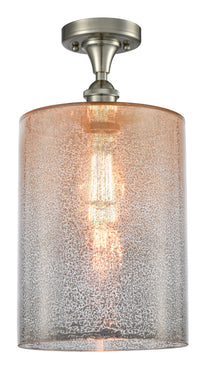 Edison Semi-Flush Mount Brushed Satin Nickel