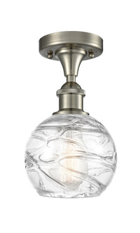 Edison Semi-Flush Mount Brushed Nickel