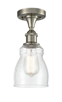 Edison Semi-Flush Mount Brushed Satin Nickel