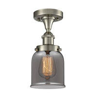 Edison Semi-Flush Mount Cast Brass Finish