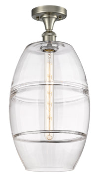 Edison Semi-Flush Mount Brushed Nickel