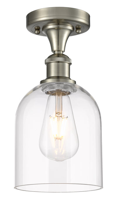 Bella 6-Inch 1-Light Semi-Flush Mount 11.5-Inch High