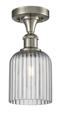 Edison Semi-Flush Mount Brushed Satin Nickel