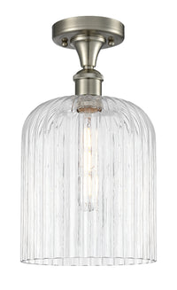 Edison Semi-Flush Mount Brushed Satin Nickel