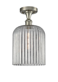 Edison Semi-Flush Mount Brushed Satin Nickel