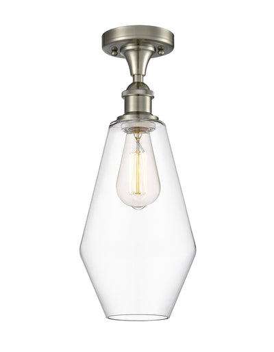 Cindyrella 7-Inch 1-Light Semi-Flush Mount 16-Inch High