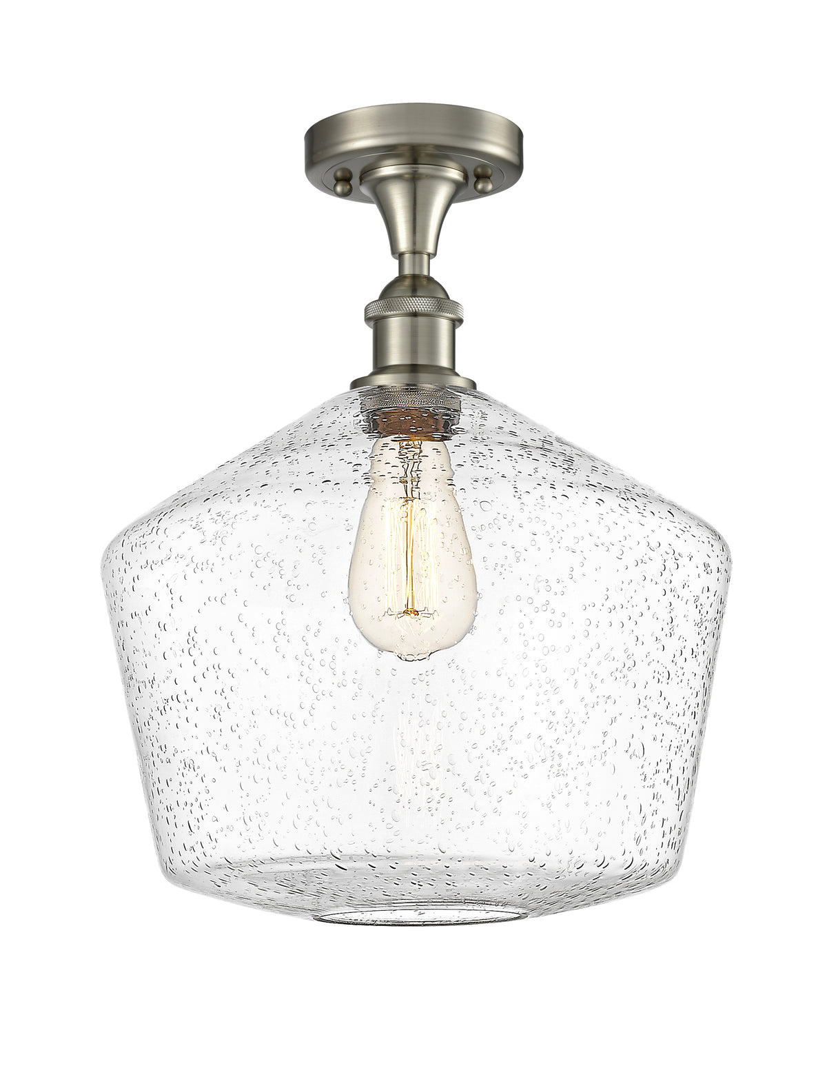 Cindyrella 12-Inch 1-Light Semi-Flush Mount 15-Inch High