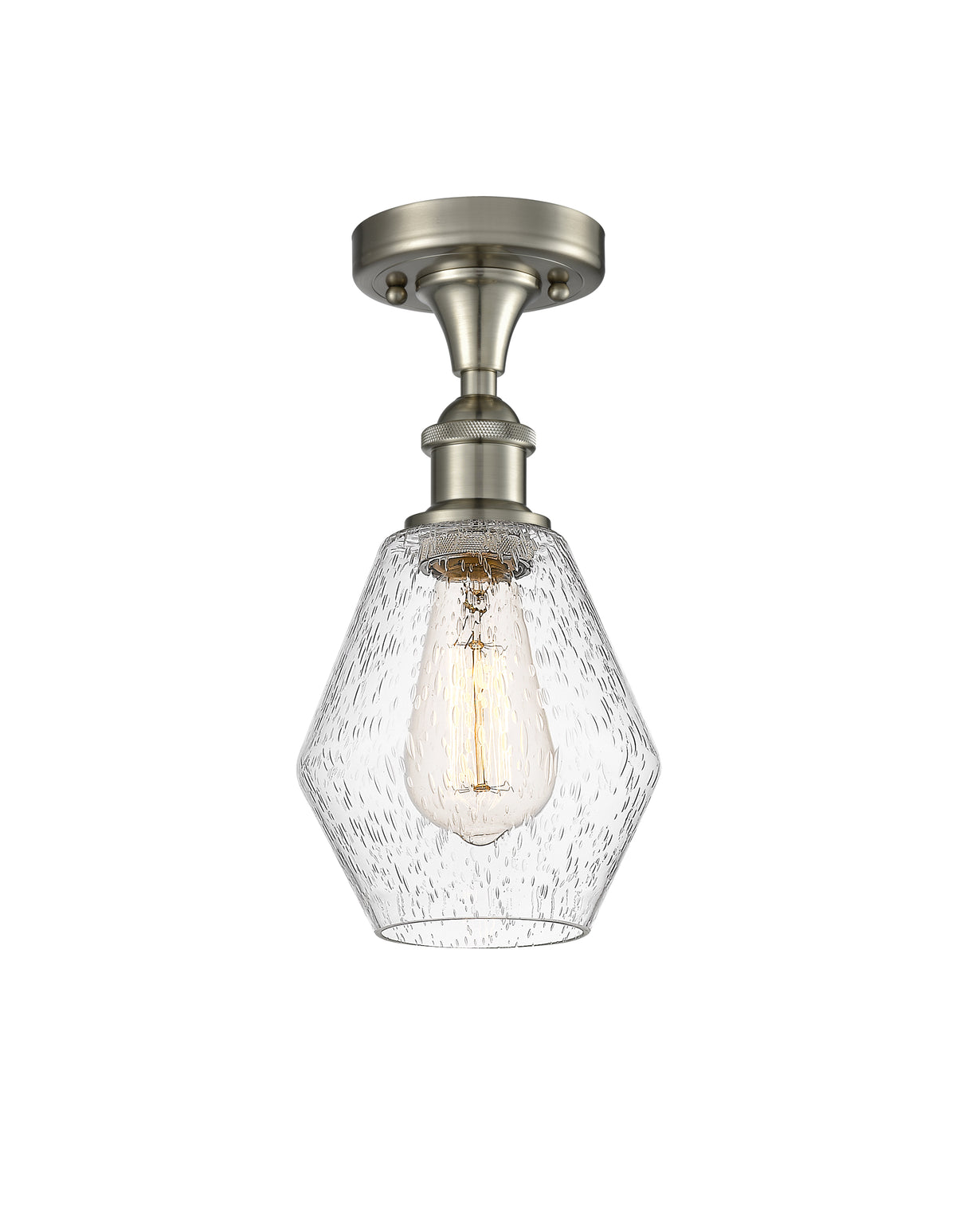 Cindyrella 6-Inch 1-Light Semi-Flush Mount 11.5-Inch High