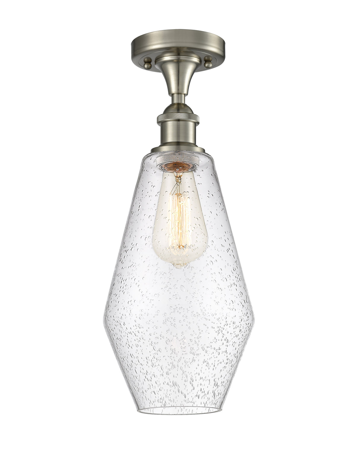 Cindyrella 7-Inch 1-Light Semi-Flush Mount 16-Inch High
