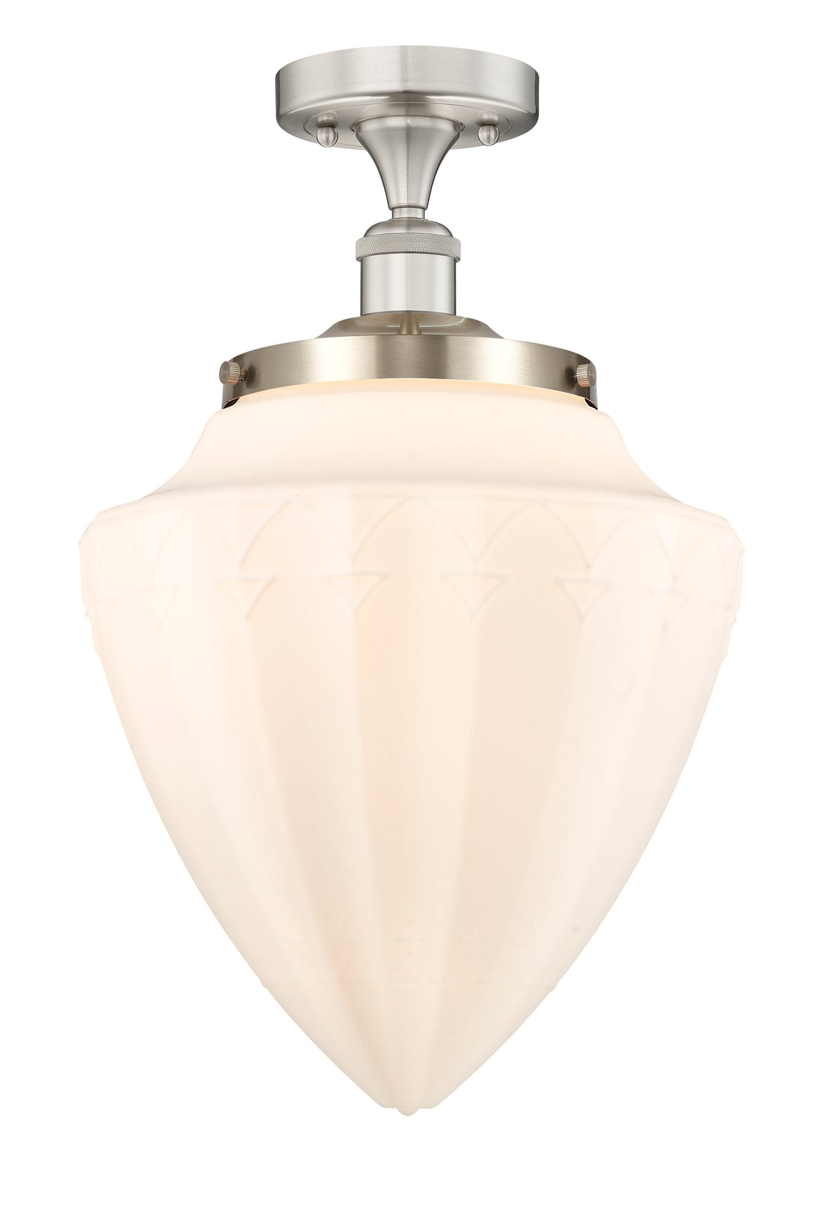 Bridgeton 16-Inch 1-Light Semi-Flush Mount 18.125-Inch High