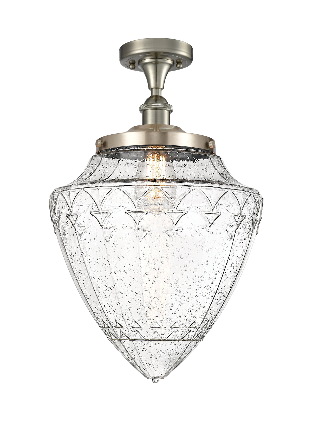 Bridgeton 16-Inch 1-Light Semi-Flush Mount 18.125-Inch High
