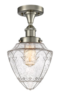Edison Semi-Flush Mount Brushed Nickel