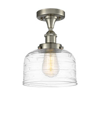 Edison Semi-Flush Mount Brushed Satin Nickel