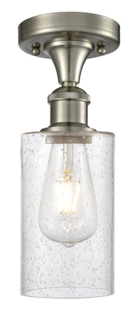 Edison Semi-Flush Mount Brushed Satin Nickel