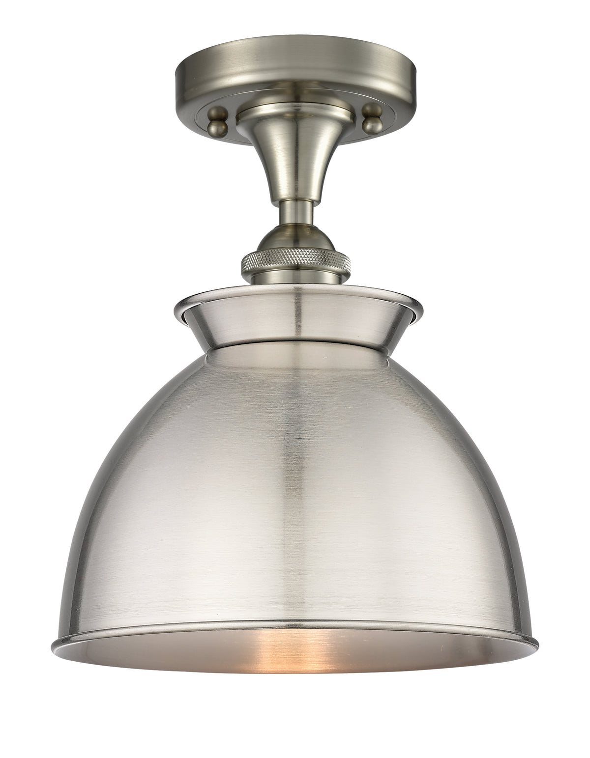 Adirondack 8-Inch 1-Light Semi-Flush Mount 10.5-Inch High