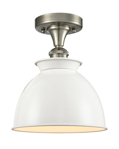 Adirondack 8-Inch 1-Light Semi-Flush Mount 10.5-Inch High