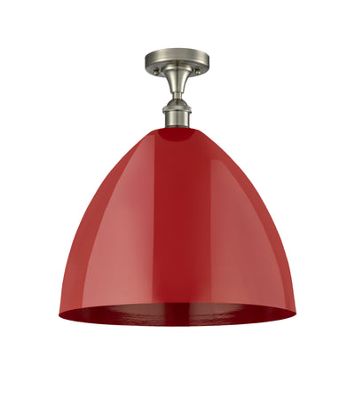 Plymouth 16-Inch 1-Light Semi-Flush Mount 17.375-Inch High