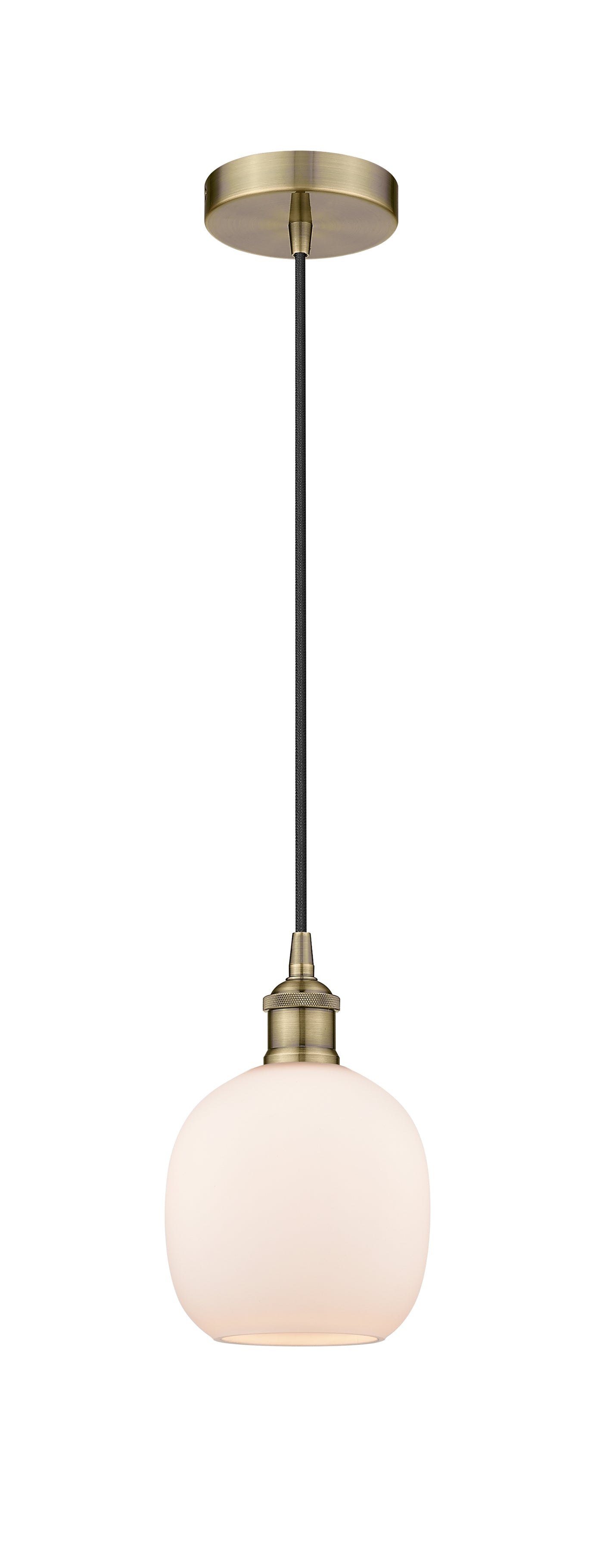 Edison Mini Pendant Antique Brass Finish