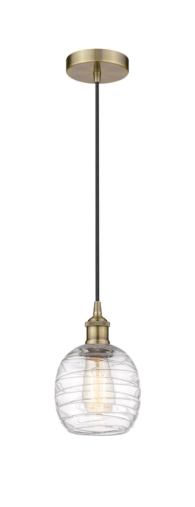Edison Mini Pendant Antique Brass Finish