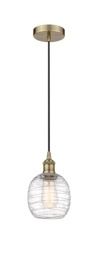Edison Mini Pendant Antique Brass Cast