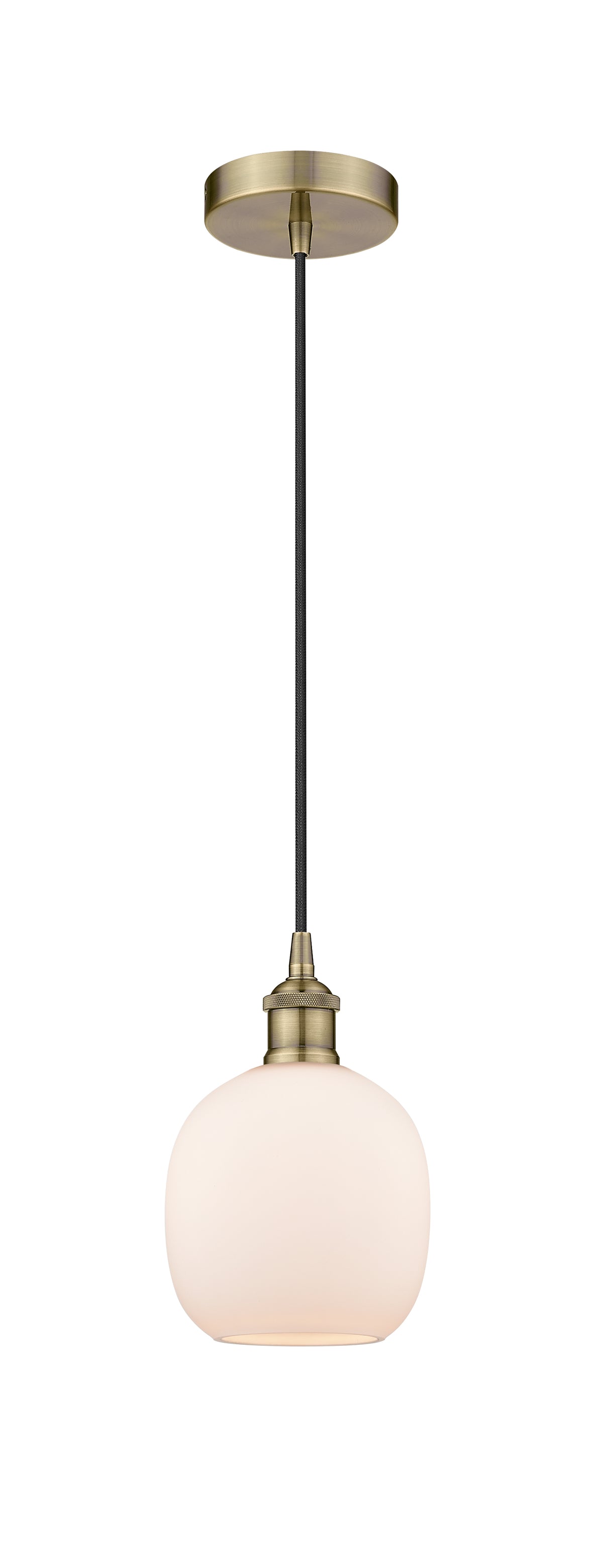 Edison Mini Pendant Antique Brass Finish
