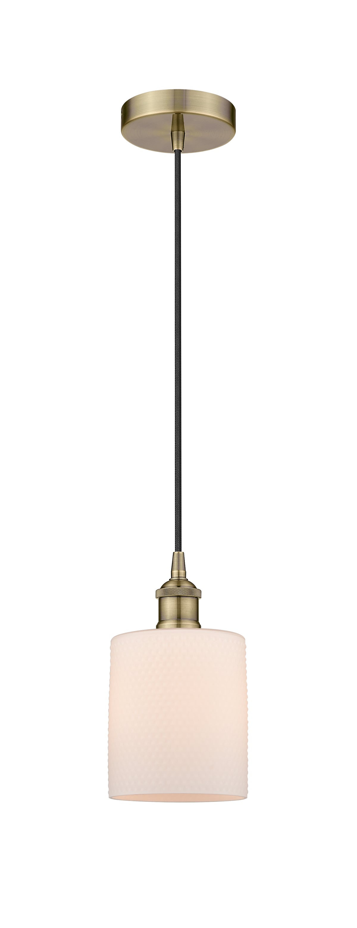 Edison Mini Pendant Antique Brass Finish