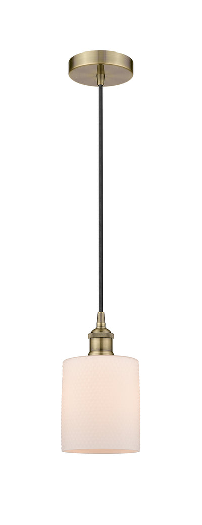Edison Mini Pendant Antique Brass Finish