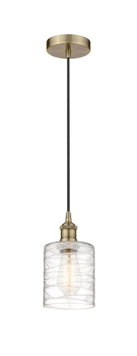 Edison Mini Pendant Antique Brass Finish