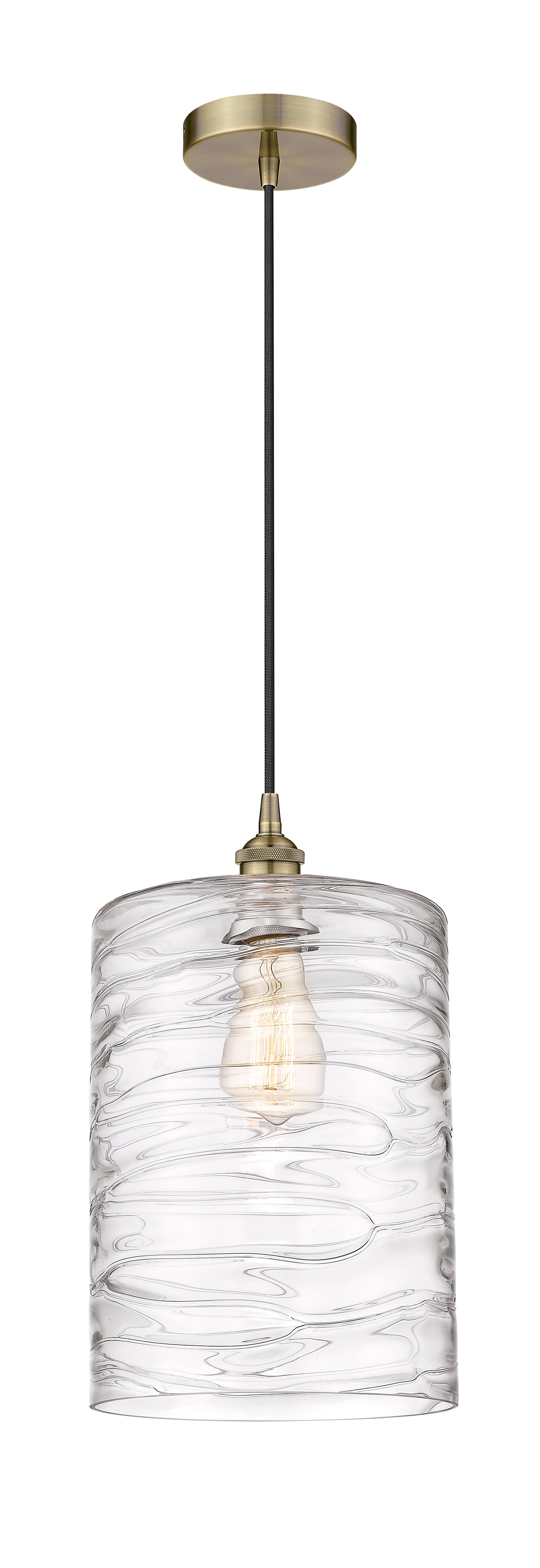 Edison Mini Pendant Antique Brass Finish