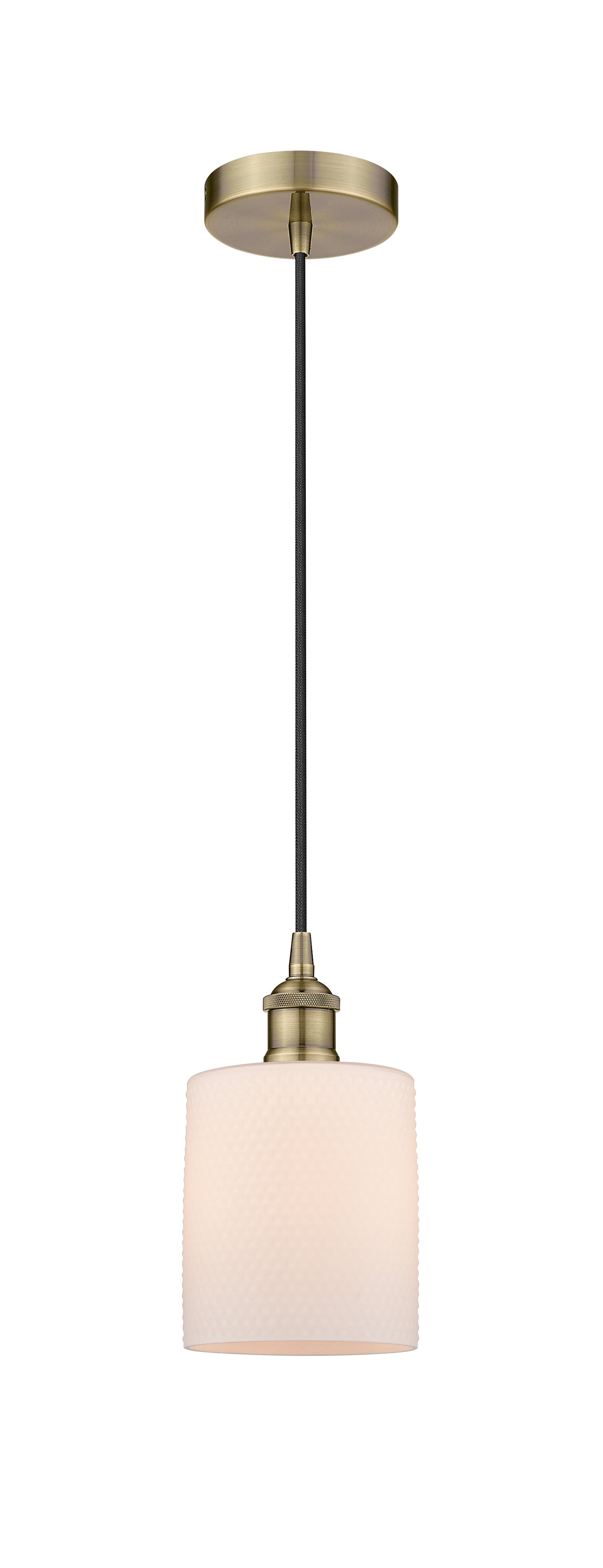 Edison Mini Pendant Antique Brass Cast Brass