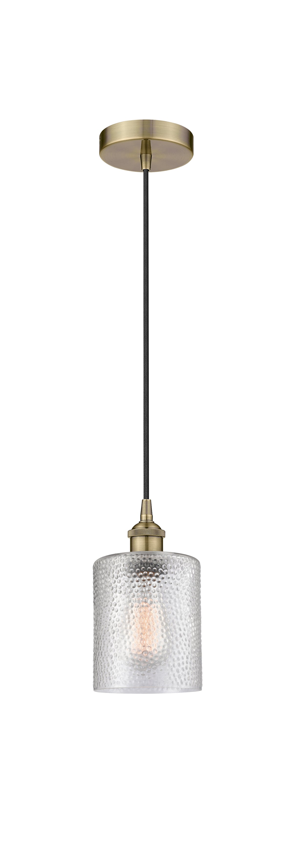 Edison Mini Pendant Antique Brass Finish