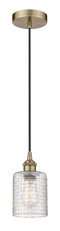 Edison Mini Pendant Antique Brass Finish