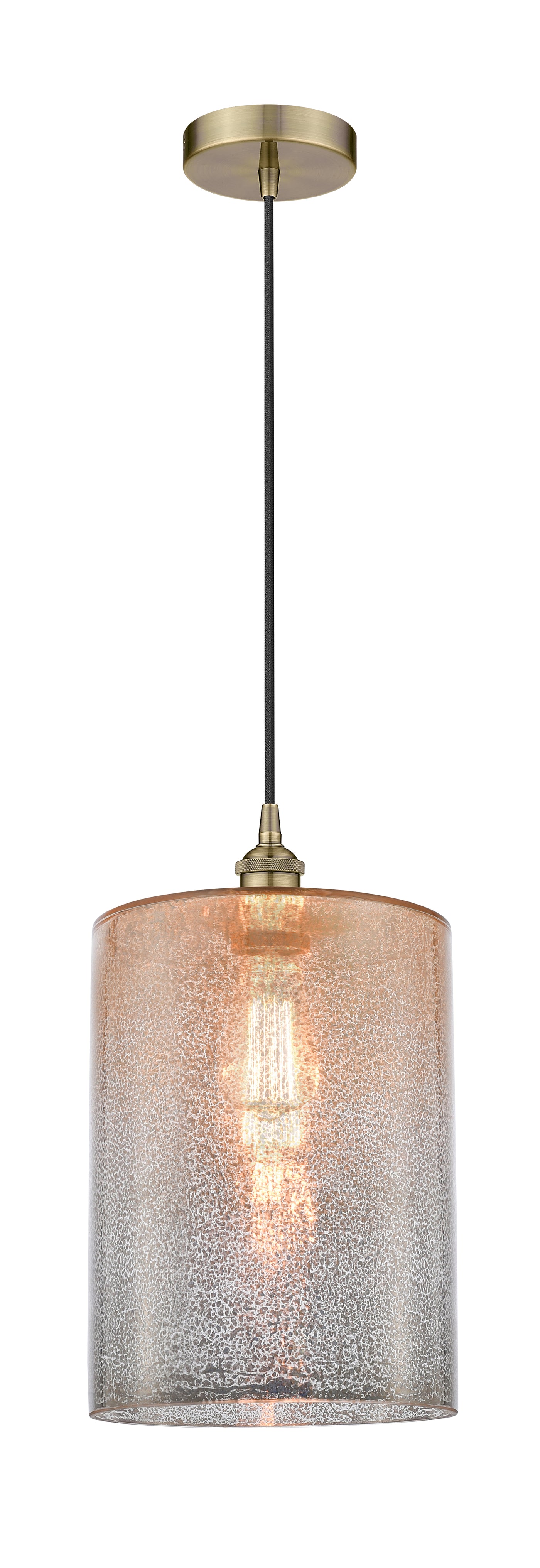 Edison Mini Pendant Cast Brass Antique