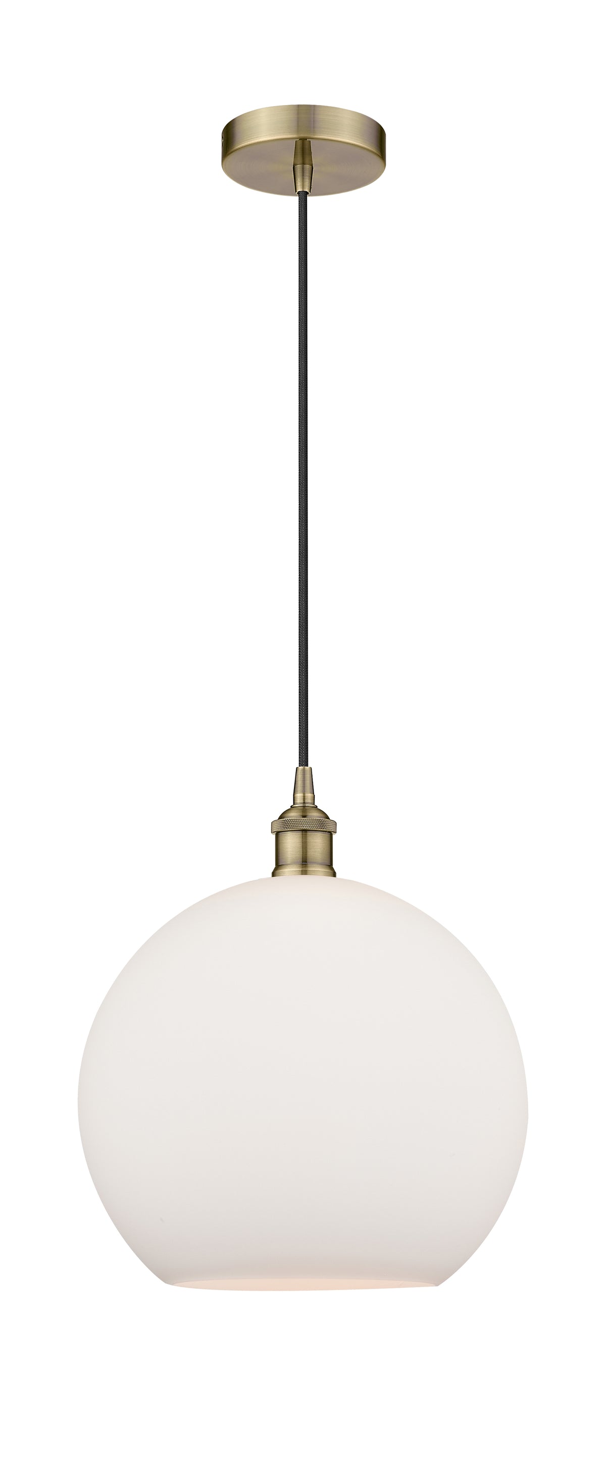 Edison Mini Pendant Antique Brass Finish