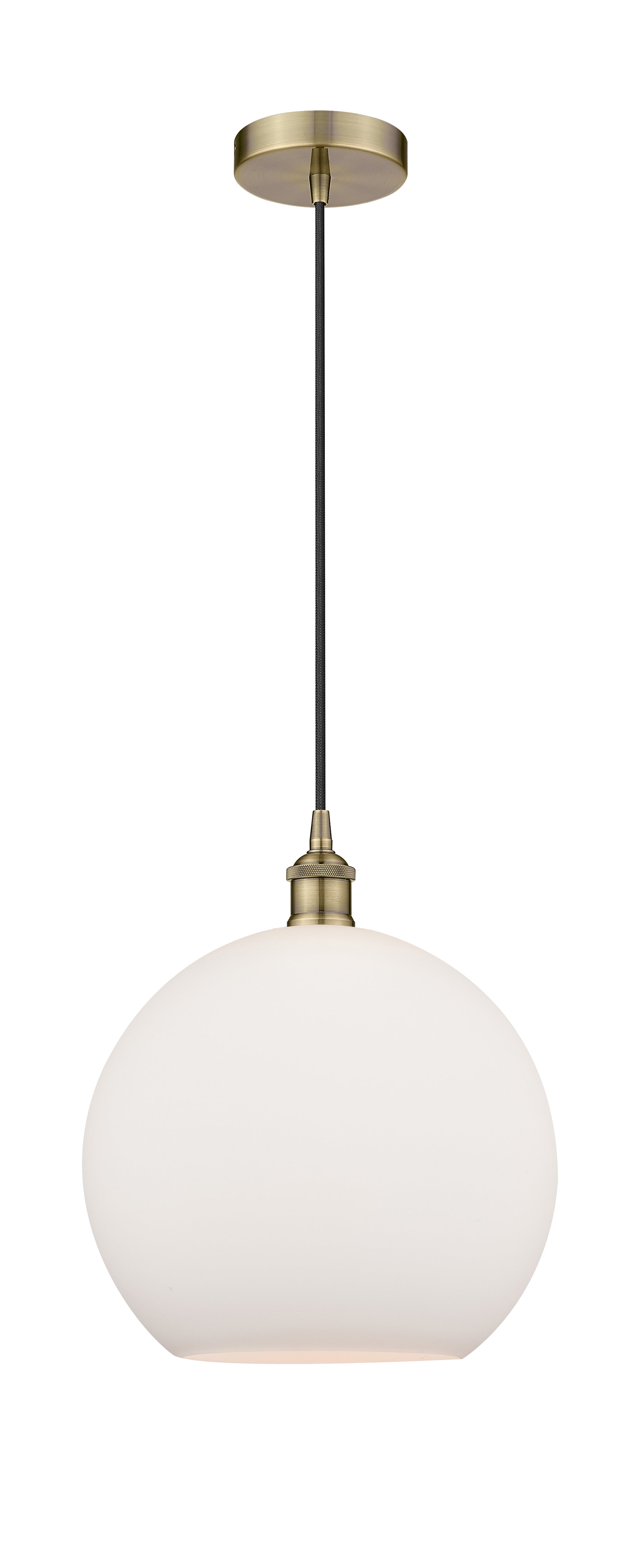 Edison Mini Pendant Antique Brass Finish