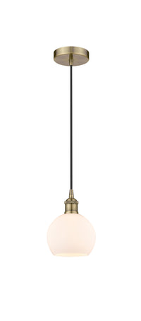 Edison Mini Pendant Antique Brass Finish
