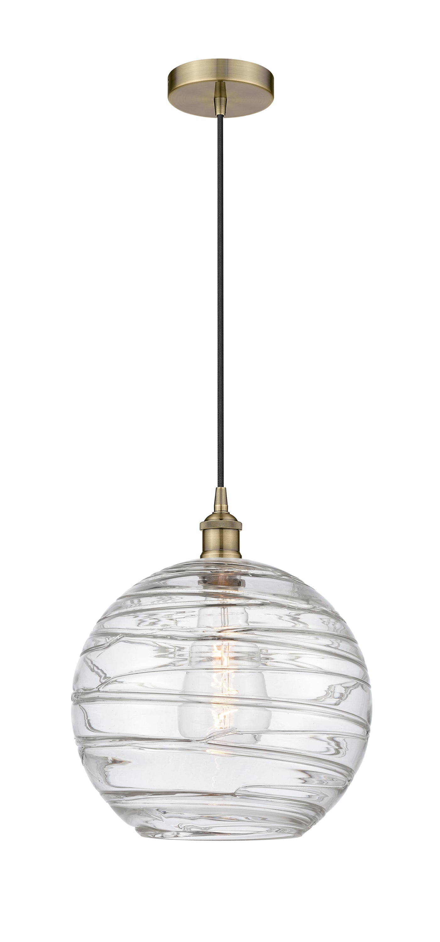 Edison Mini Pendant Cast Brass Antique Brass