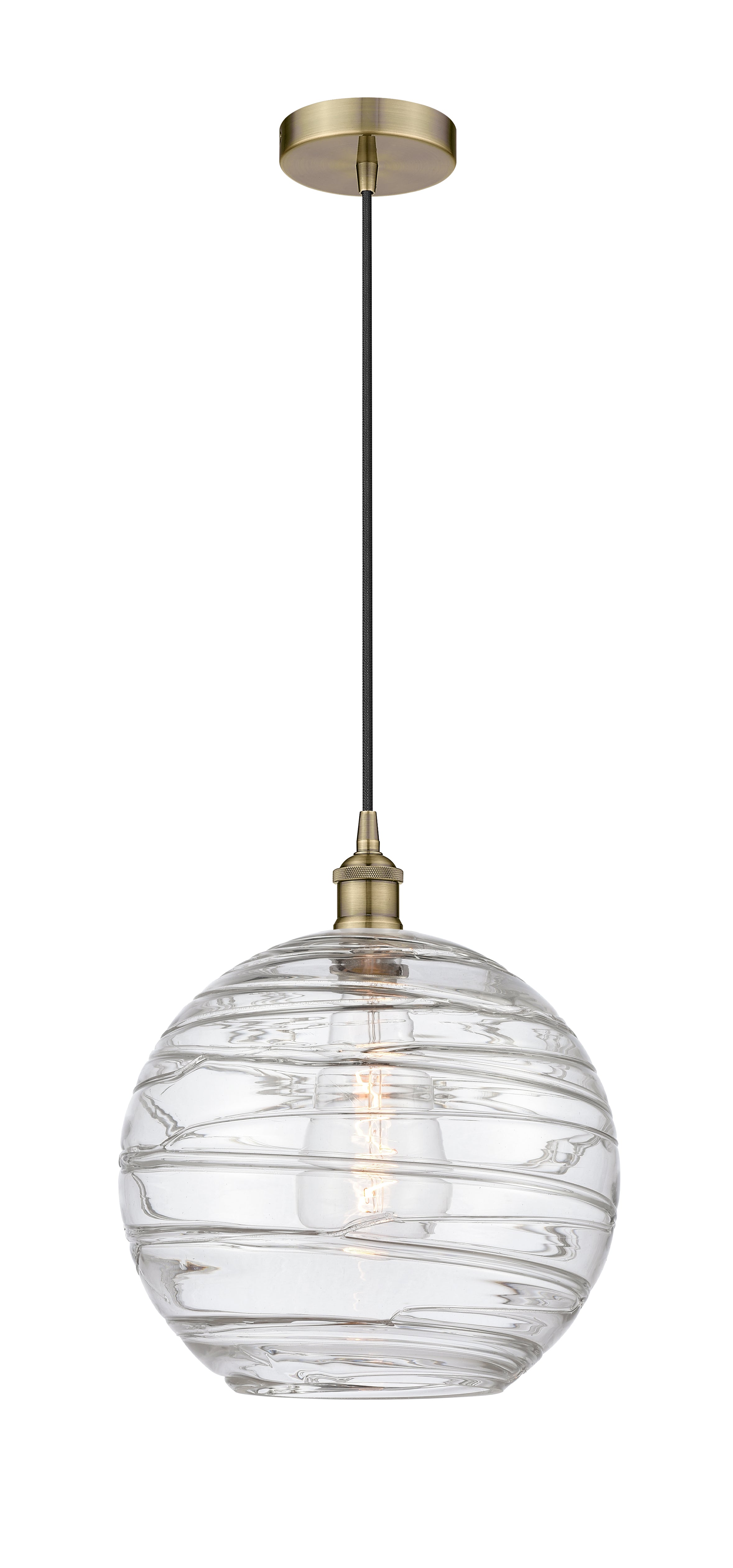 Edison Mini Pendant Cast Brass Antique Brass