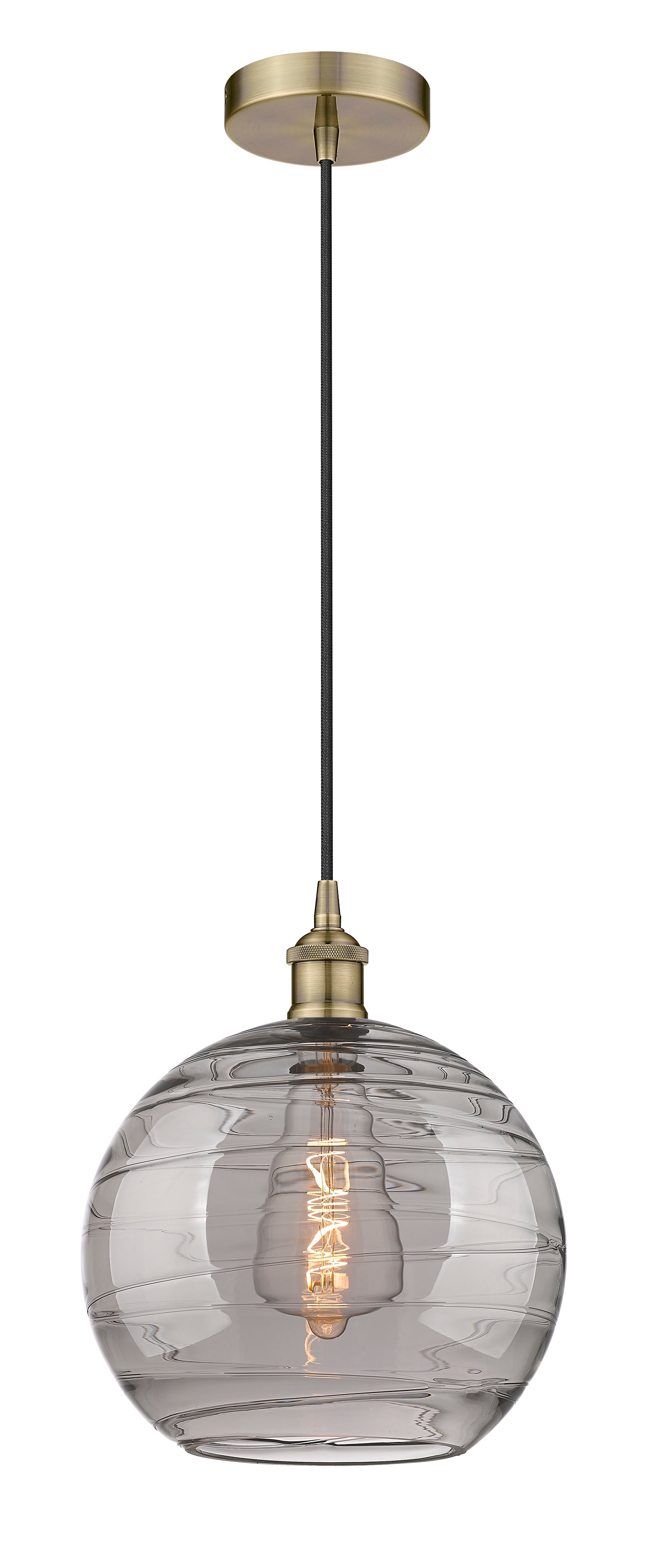 Edison Mini Pendant Cast Brass Antique Brass
