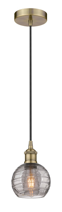 Edison Mini Pendant Antique Brass Finish