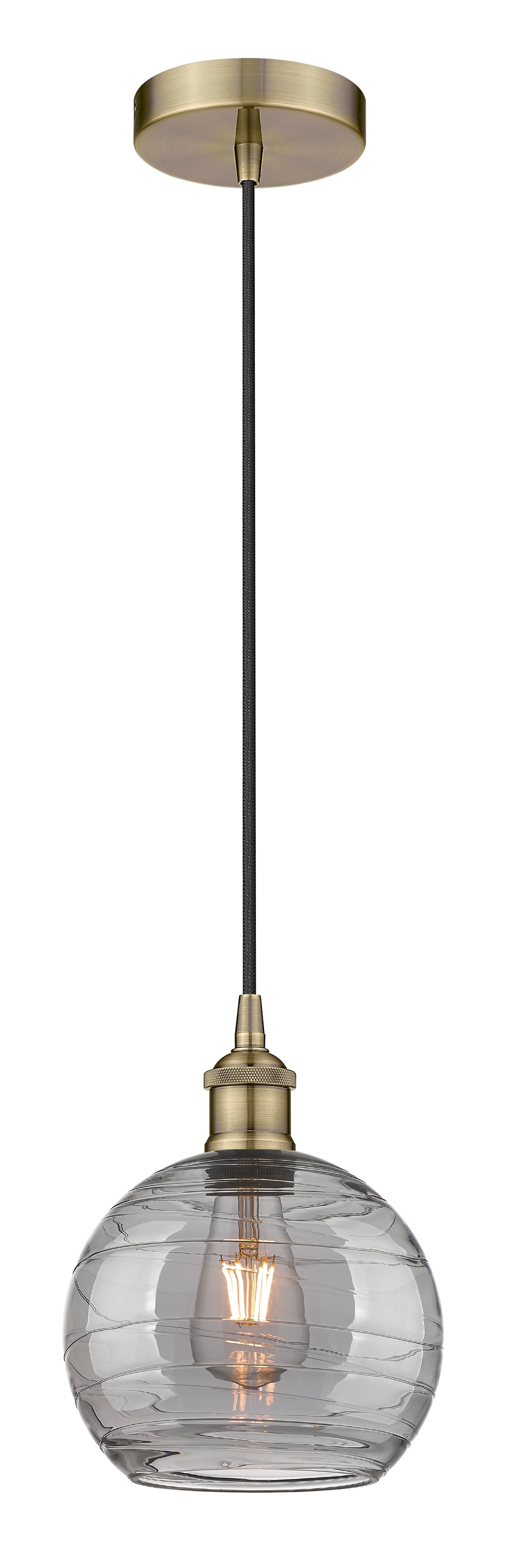 Edison Mini Pendant Antique Brass