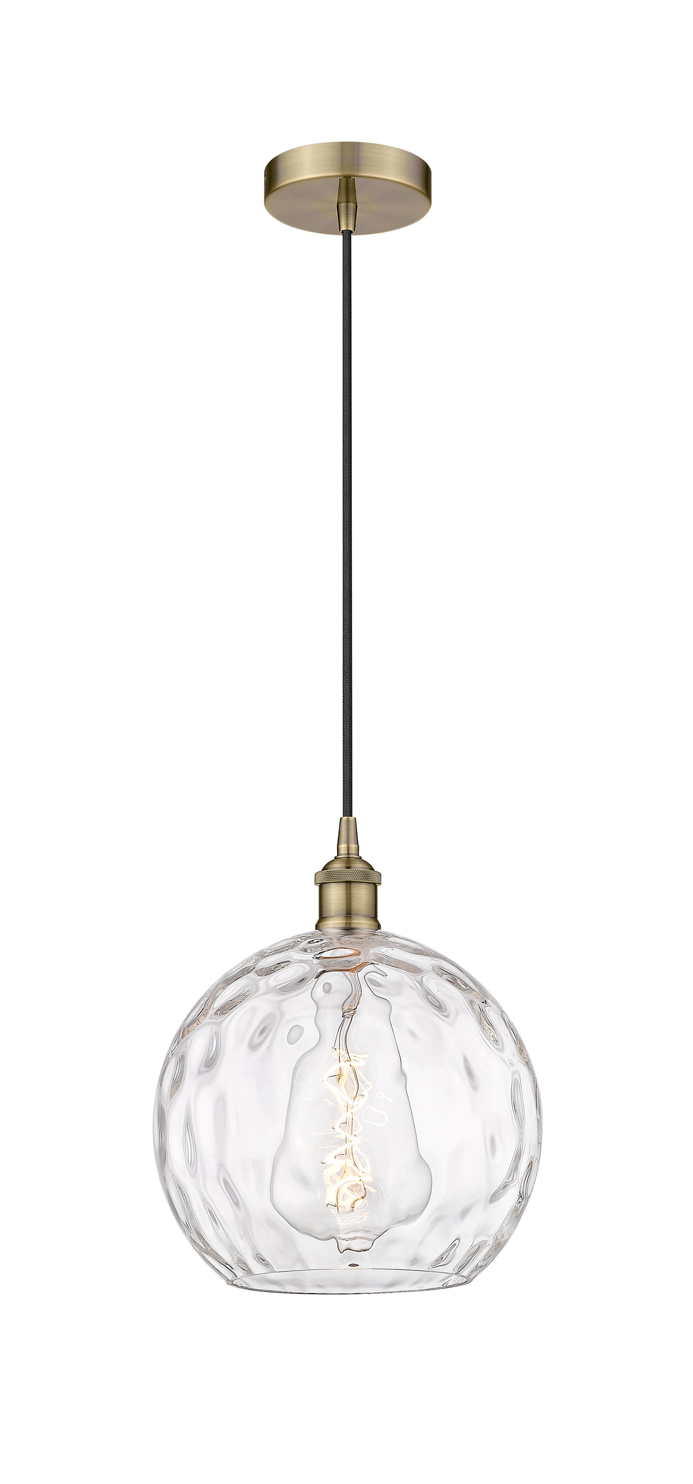 Edison Mini Pendant Antique Brass Finish
