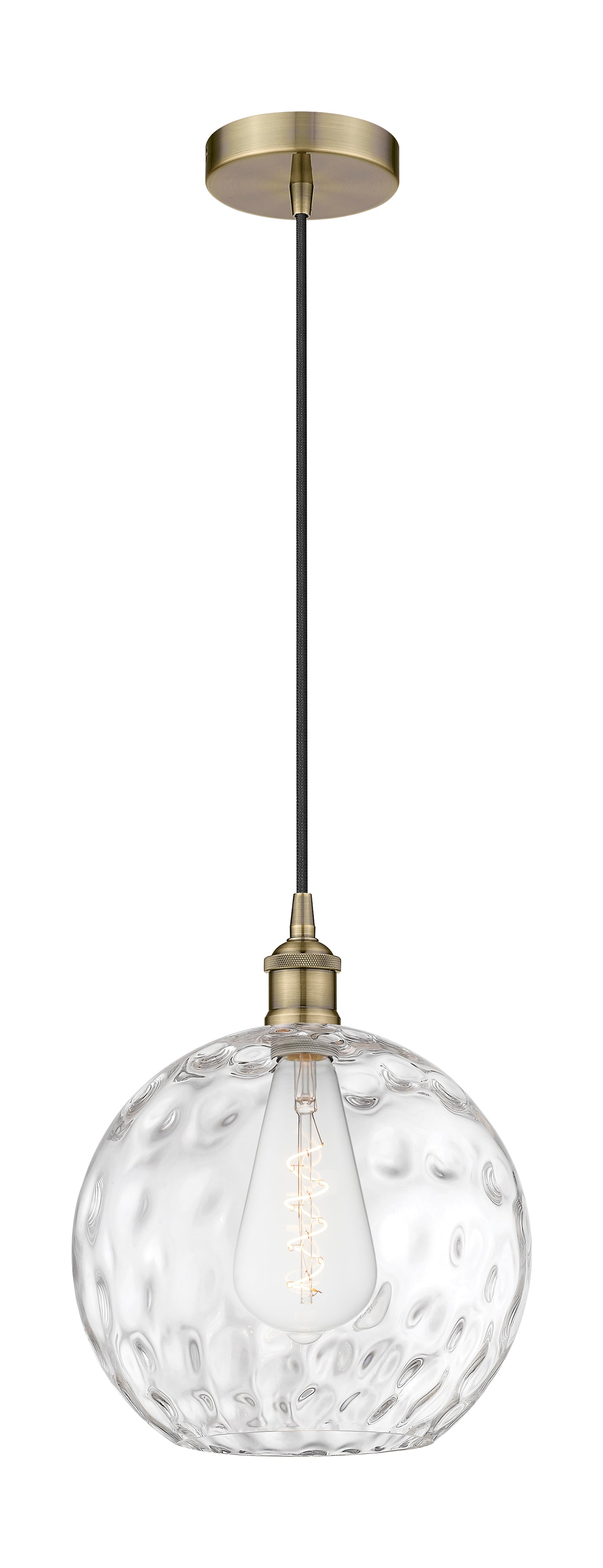 Edison Mini Pendant Antique Brass Finish