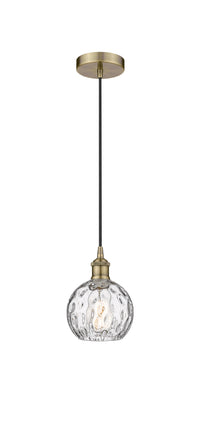 Edison Mini Pendant 6 Inch Brass Glass