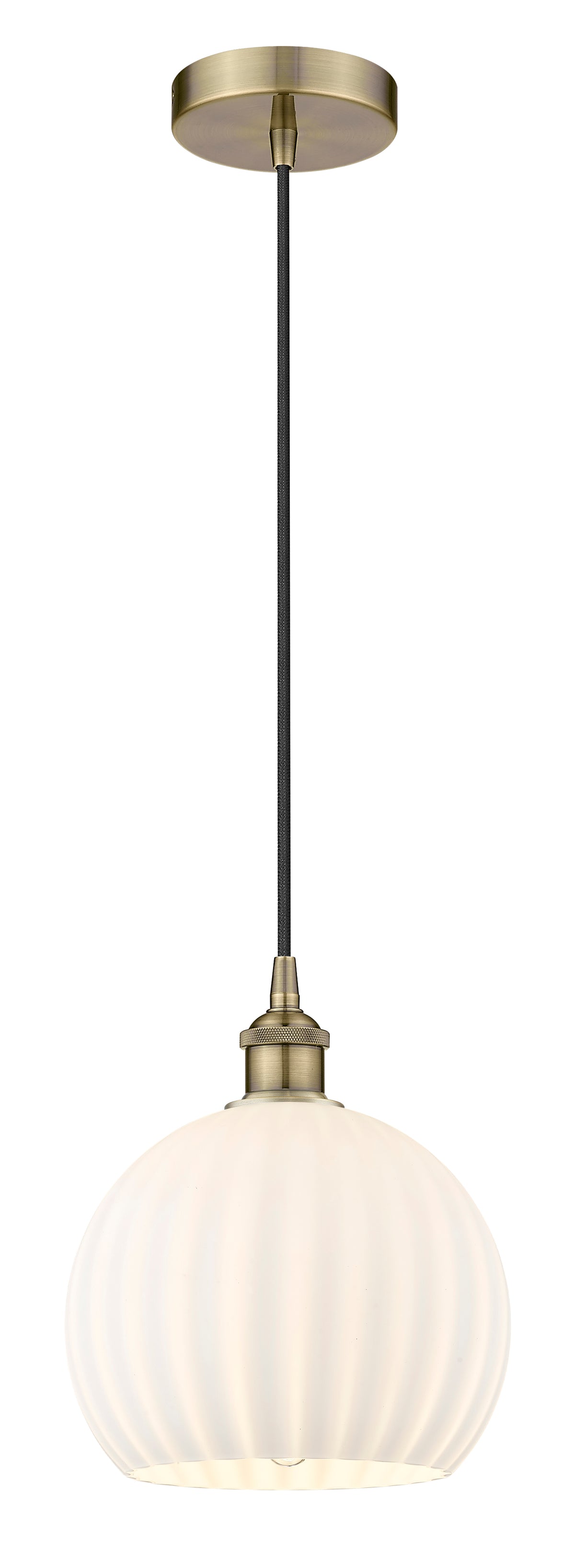 Edison Mini Pendant Antique Brass Finish