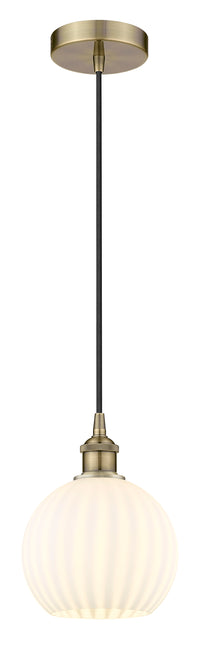 Edison Mini Pendant Cast Brass 8 Inch