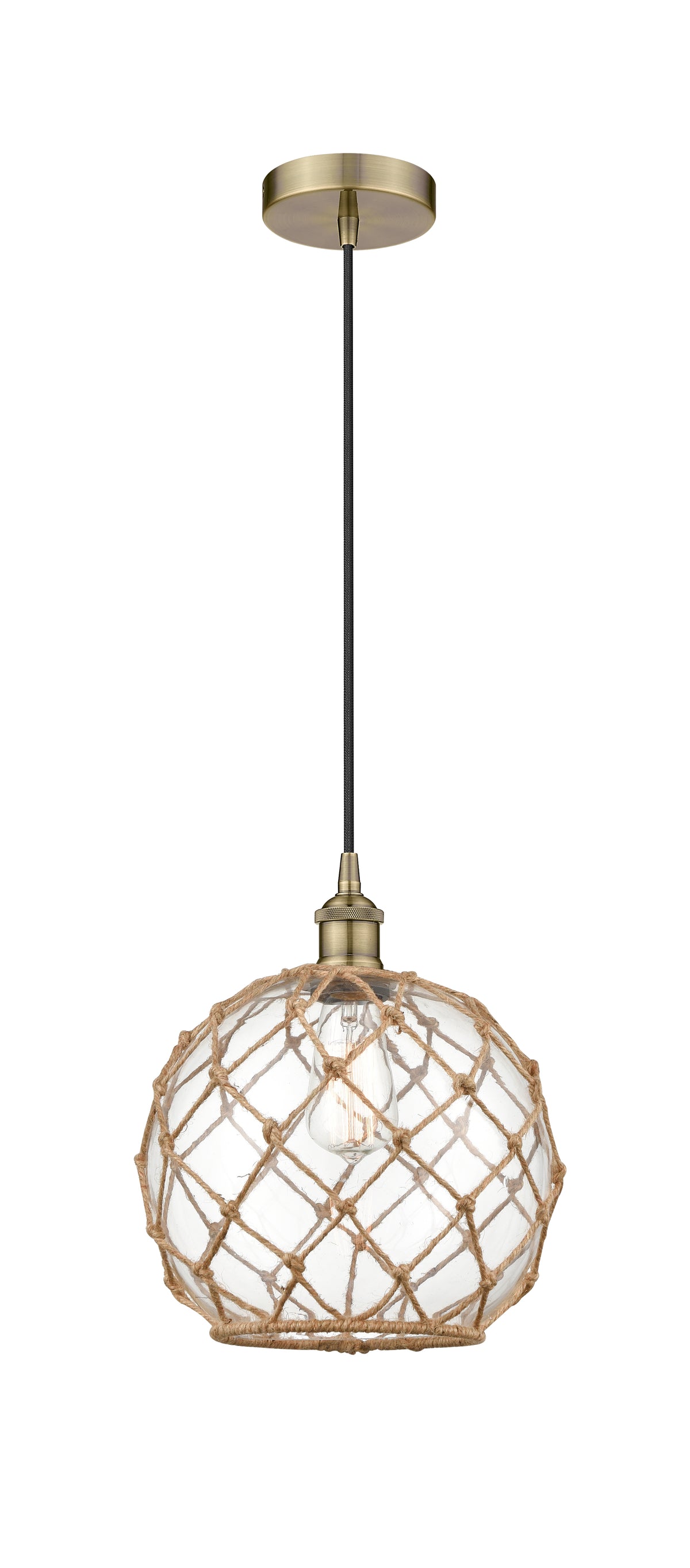 Edison Mini Pendant Antique Brass