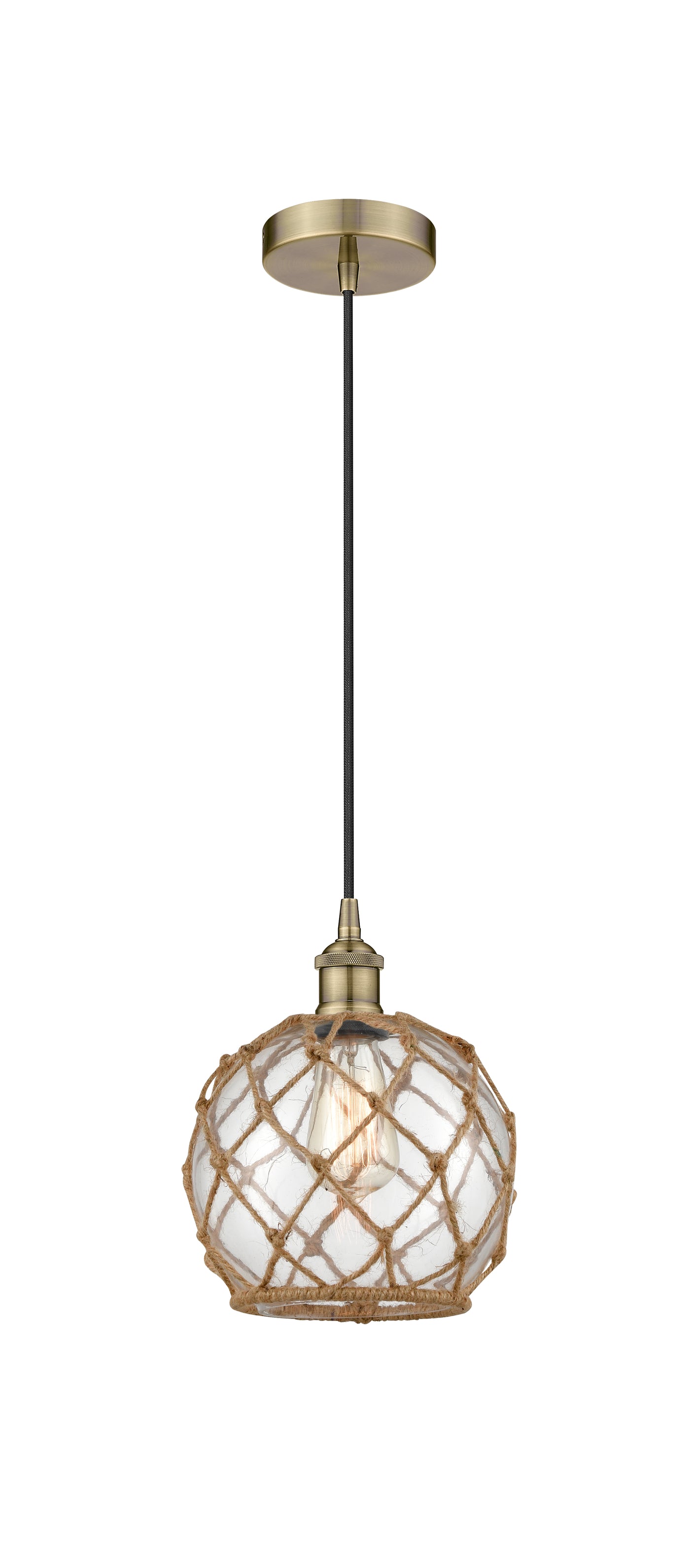 Edison Mini Pendant Antique Brass