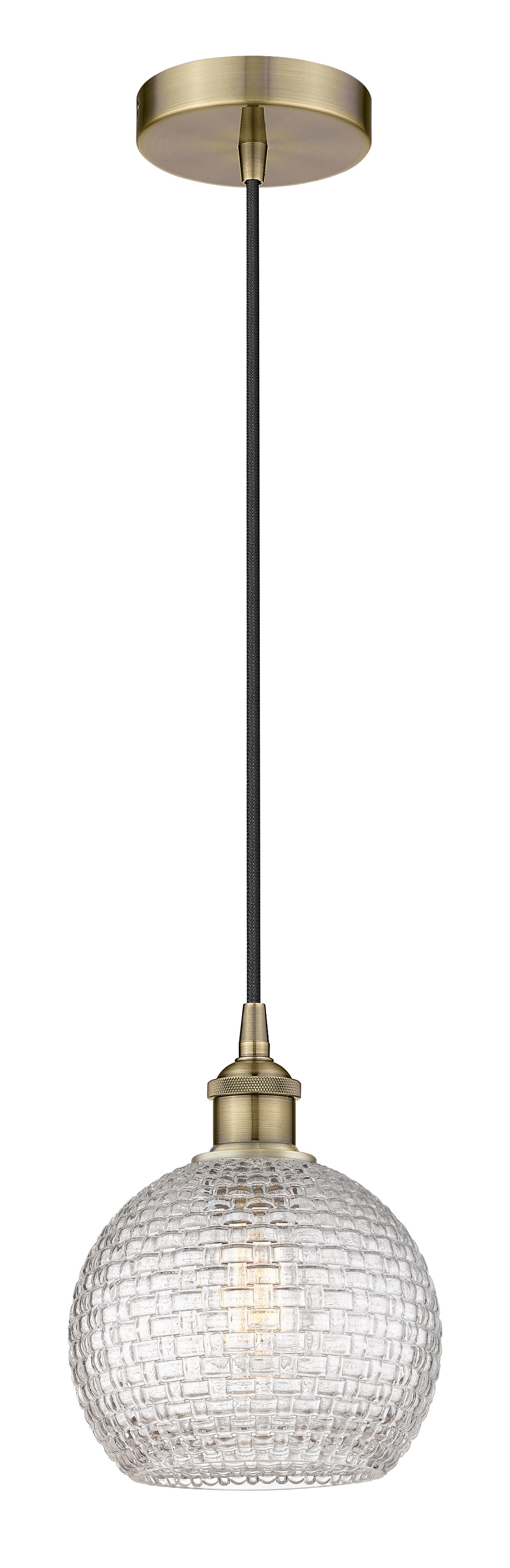 Edison Mini Pendant Antique Brass Finish