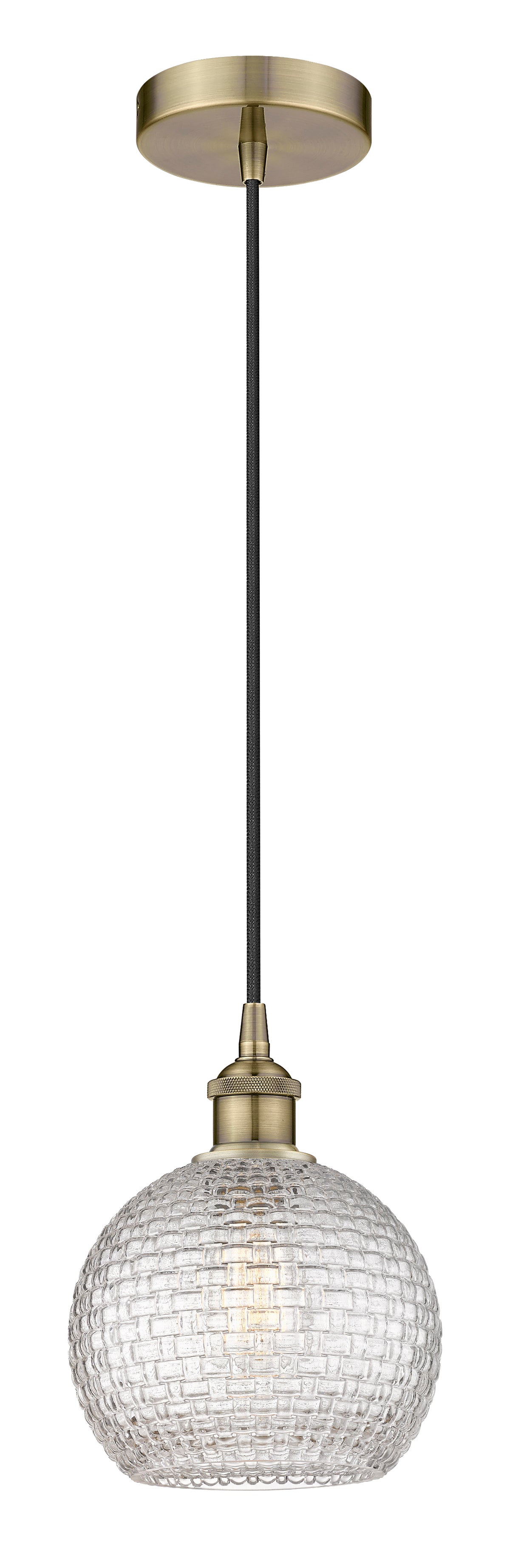 Edison Mini Pendant Antique Brass Finish